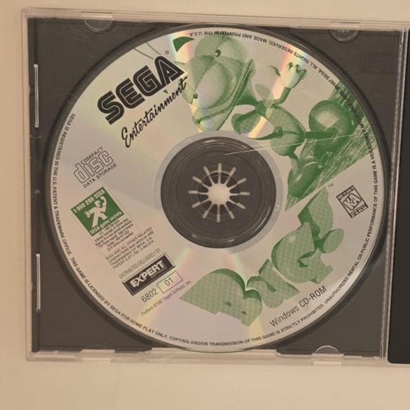 Sega Other - Sega BUG! PC CD-ROM Windows 95 - Disc Only